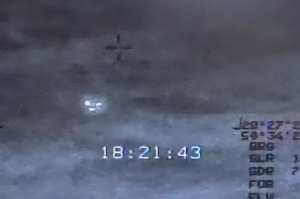 Afbeelding Spannende beelden tonen UFO's boven het Midden-Oosten